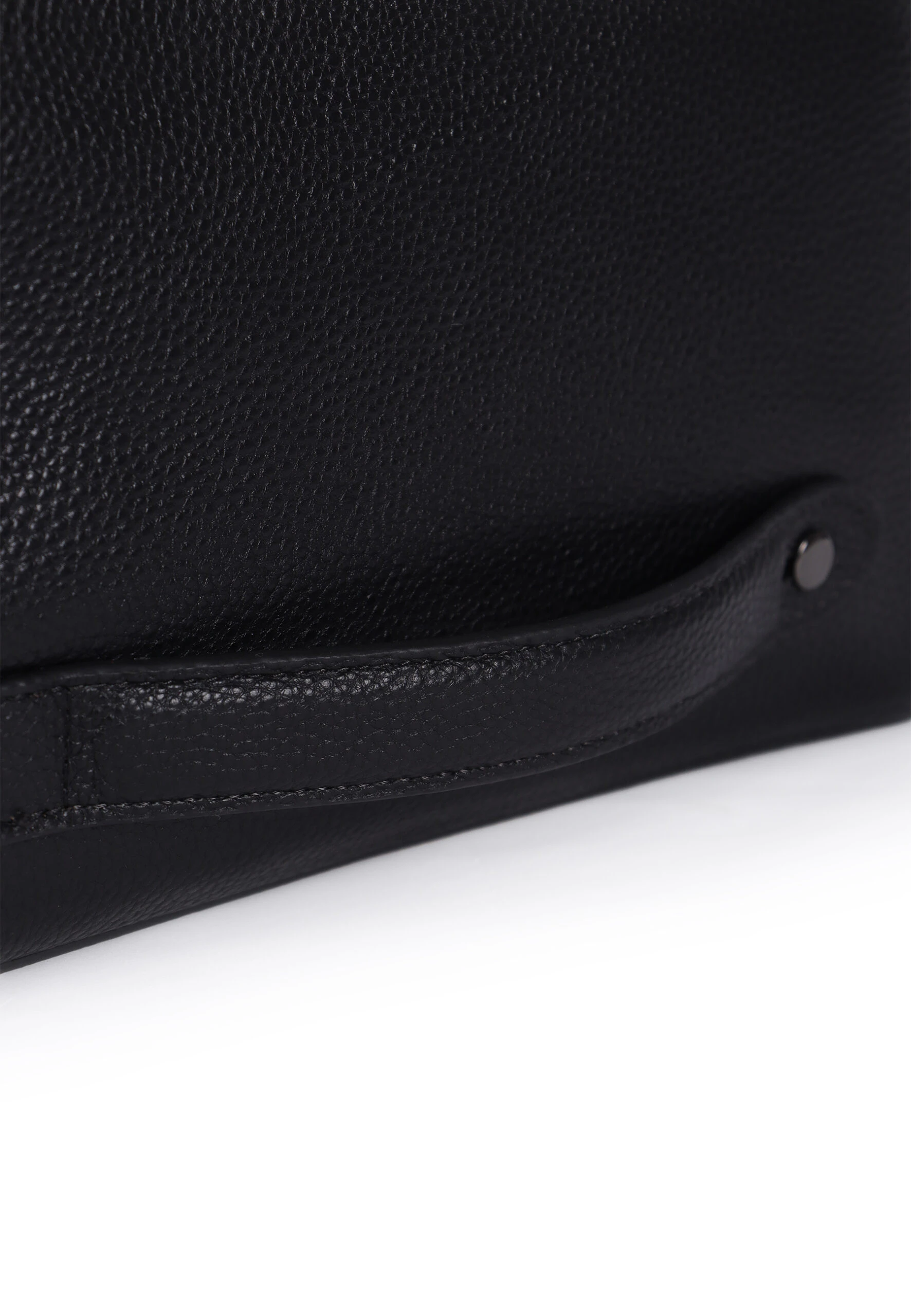 DRACO Fingeravtryck Läderhandväska Svart - Bild 6