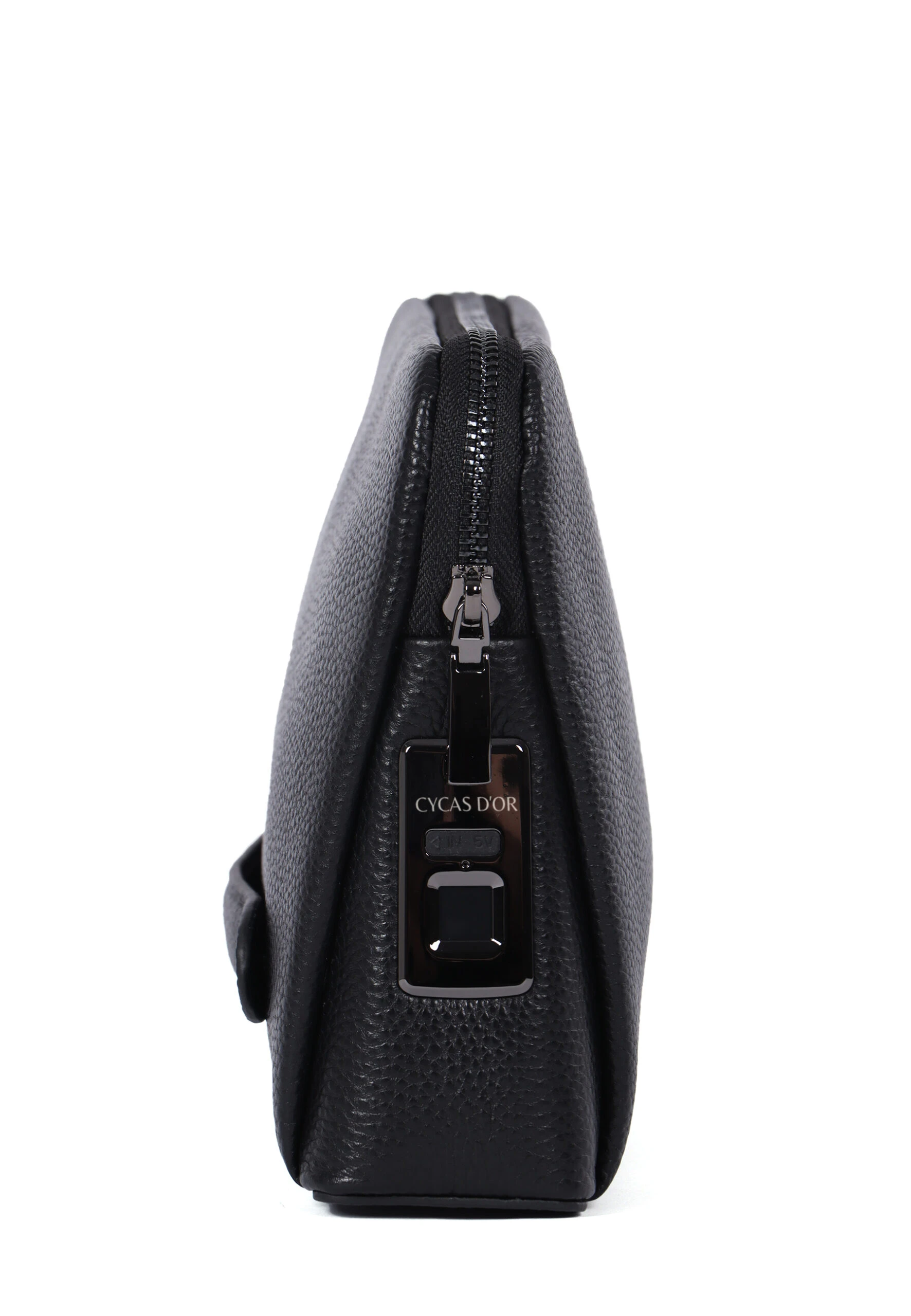 DRACO Fingeravtryck Läderhandväska Svart - Bild 9