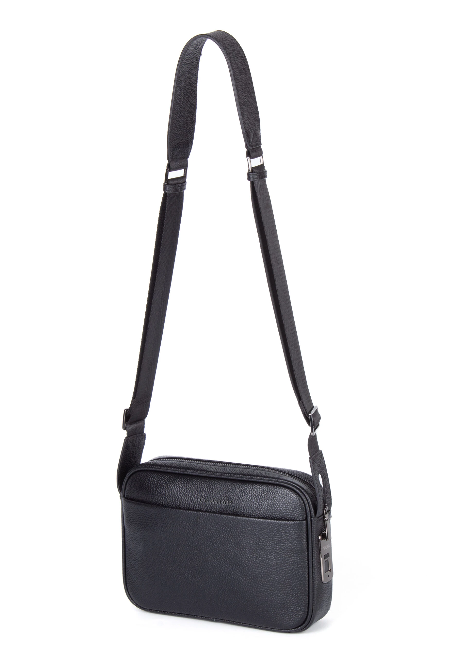 BELLARO FINGERPRINT CROSS BODY LEATHER BAG - Image 3