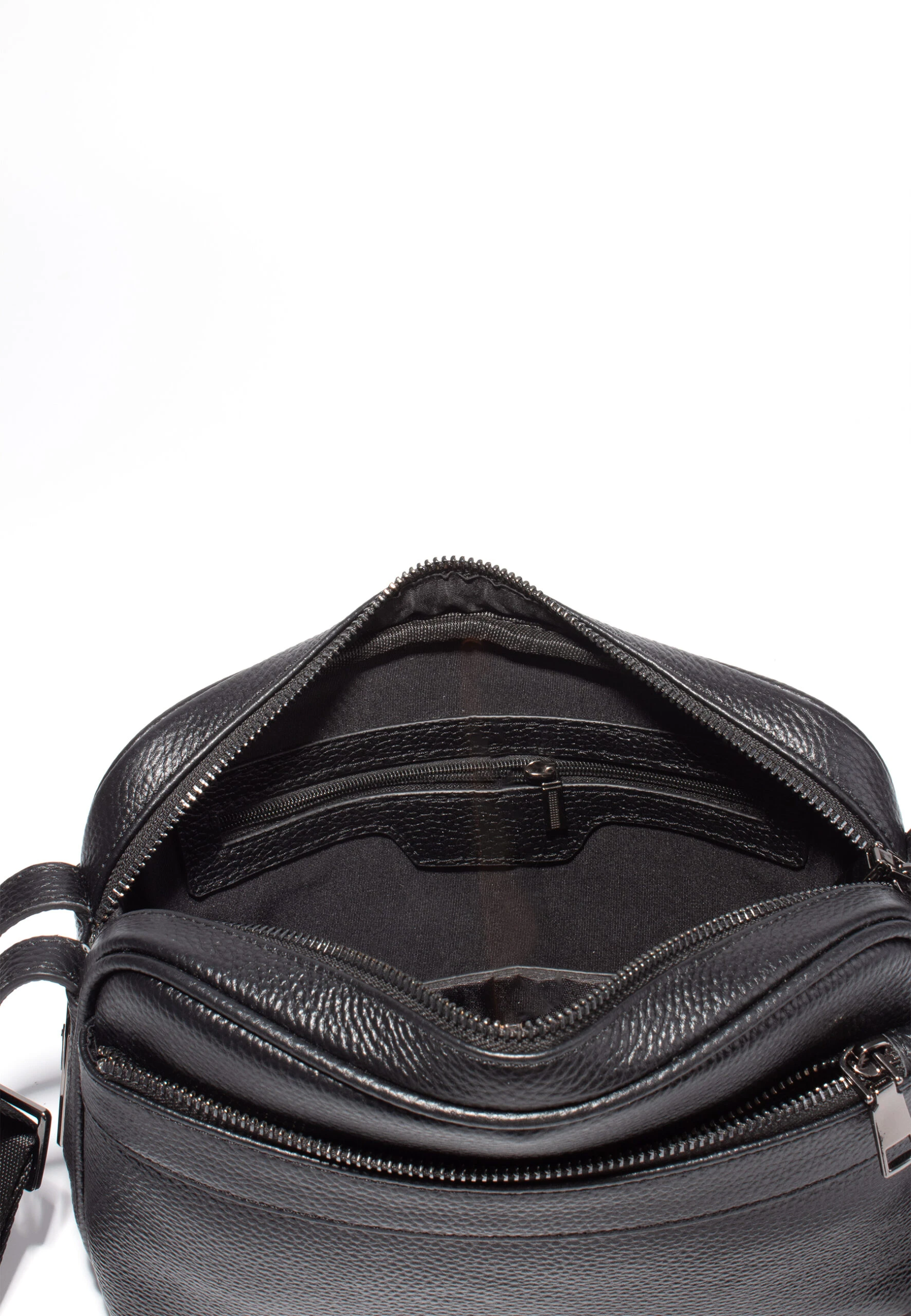 BELLARO FINGERPRINT CROSS BODY LEATHER BAG - Image 6