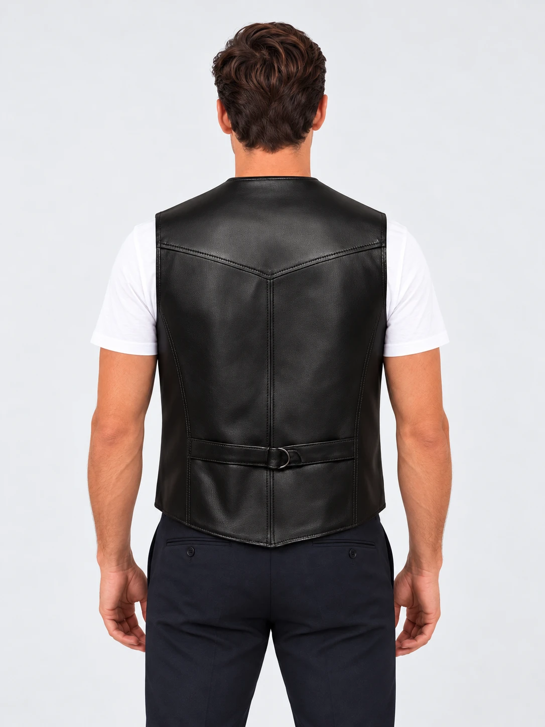 CAVALIER HERITAGE LEREN VEST - Galerij Afbeelding
