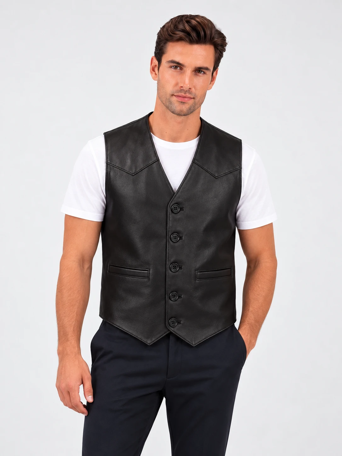 CAVALIER HERITAGE LEREN VEST - Afbeelding 5