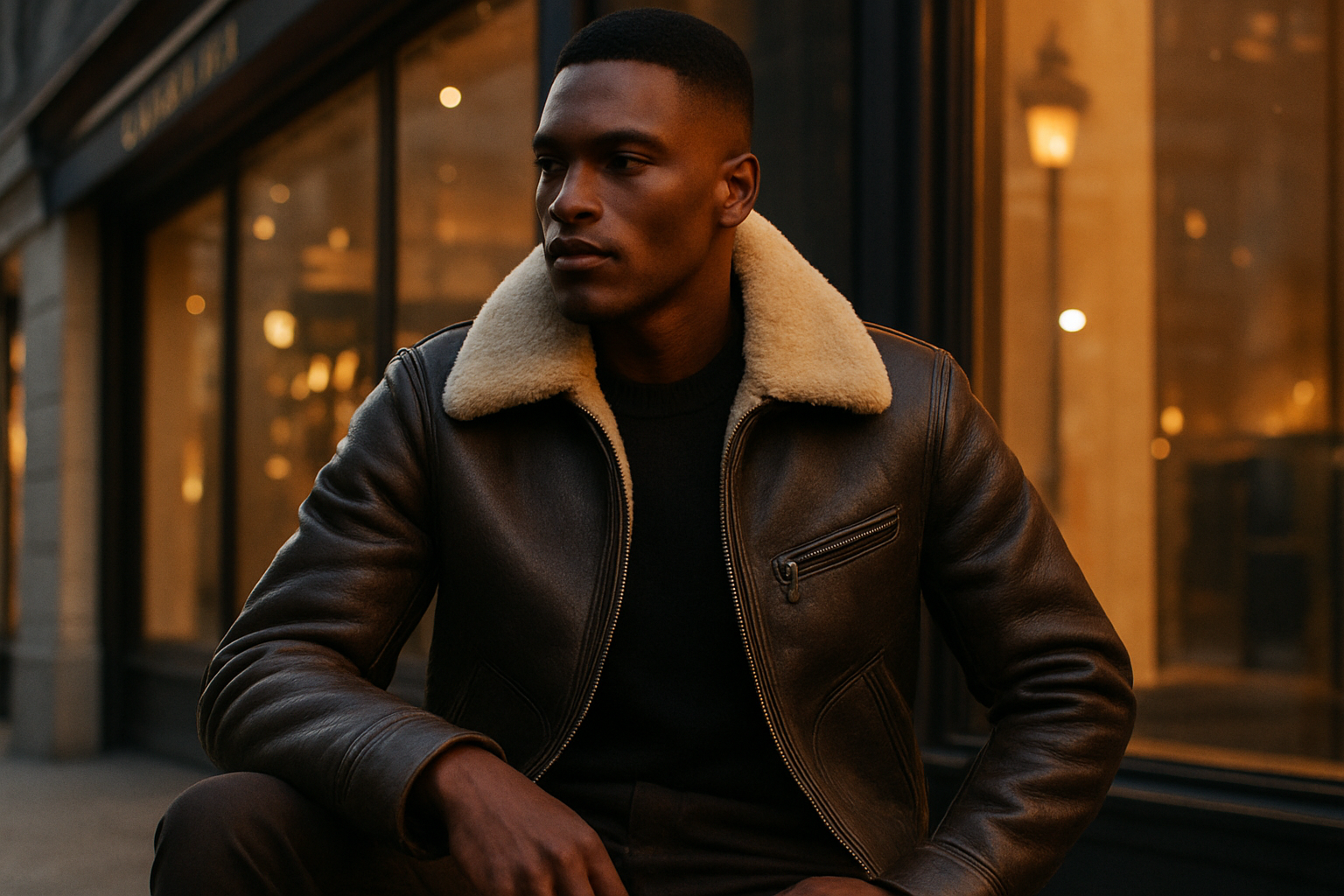 Premium Cycasdor editorial image for Why Every Man Should Own a Shearling Jacket This Season